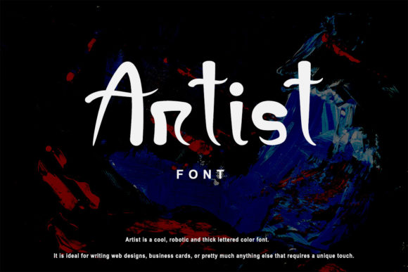 Artist: The Playful Color Font That Brings Designs to Life