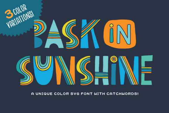 Bask in Sunshine: A Font That Feels Like a Warm Afternoon