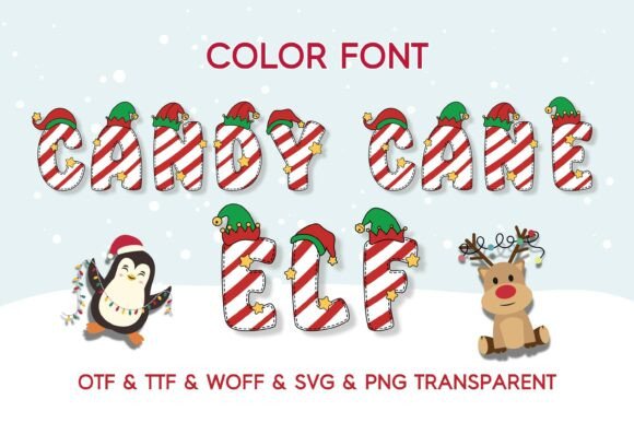 Bringing Whimsy to Winter: The Candy Cane Elf Font Story