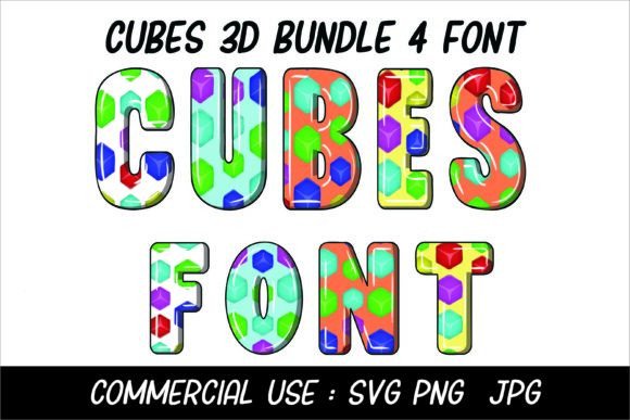 Building Blocks for Your Brand: The Cubes 3D Font