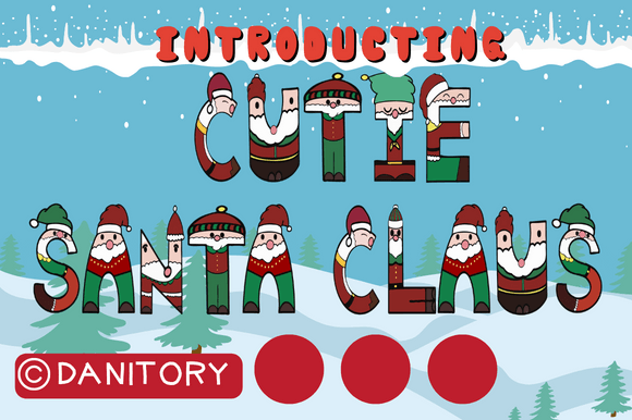 Cutie Santa Claus: A Festive Font for Your Holiday Projects