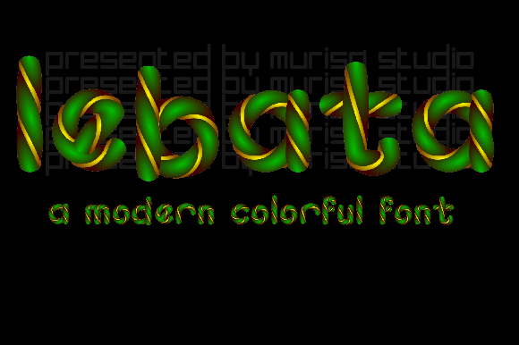 Lebata: The Playful Color Font for Creative Projects