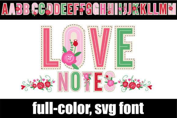 Love Notes: The Whimsical Color Font for Creative Projects
