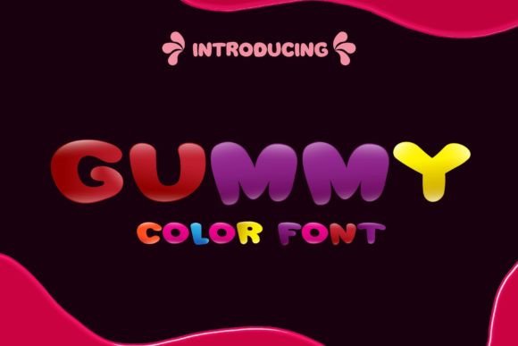 Meet Gummy: The Playful Color Font for Standout Designs